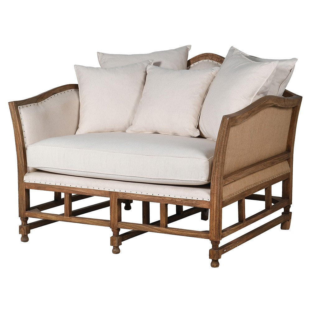 Cream Loose Cushion Sofa
