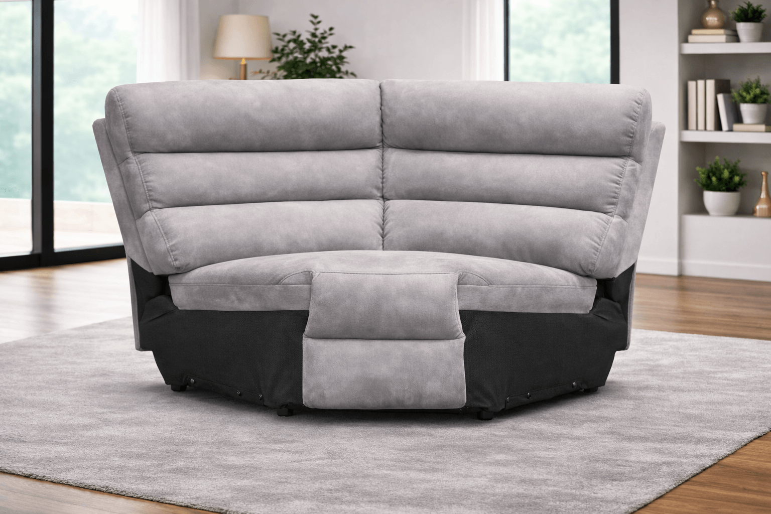 Urban Modular - Gray-Charcoal - Fabric Corner Piece