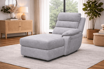 Urban Modular - Gray-Charcoal - Fabric RHF Chaise