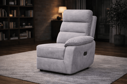 Urban Modular – Gray-Charcoal – Fabric RHF Power Recliner