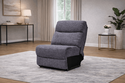 Lorenza - Dark-Grey - Fabric Armless Element