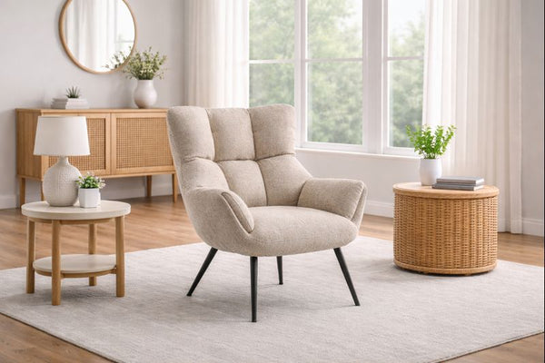 Larkin Accent Chair Beige