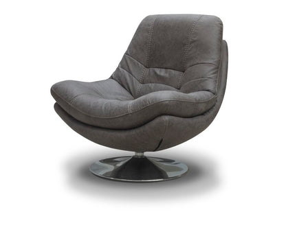 axis grey swivel chair
