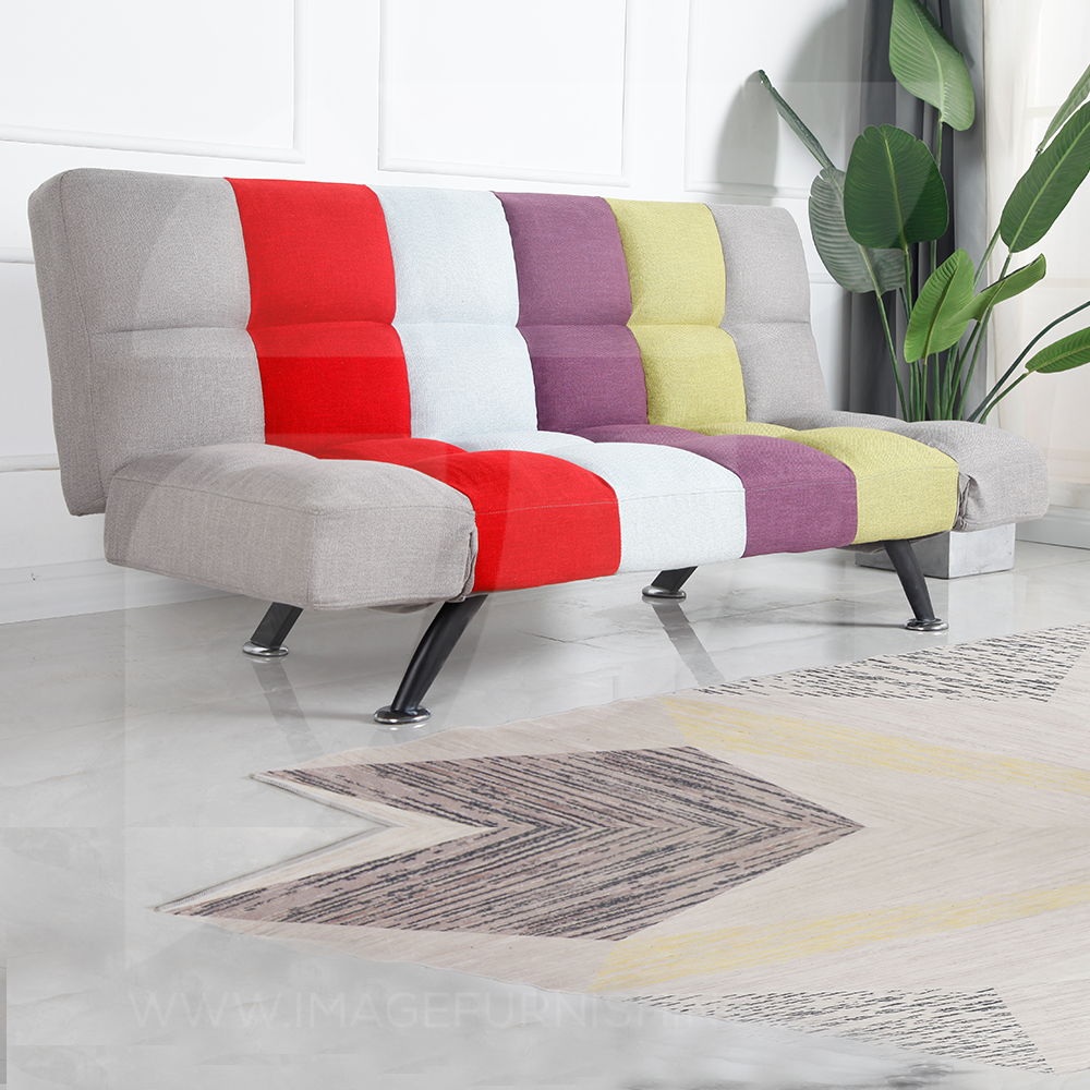 boston multi-colour sofa bed