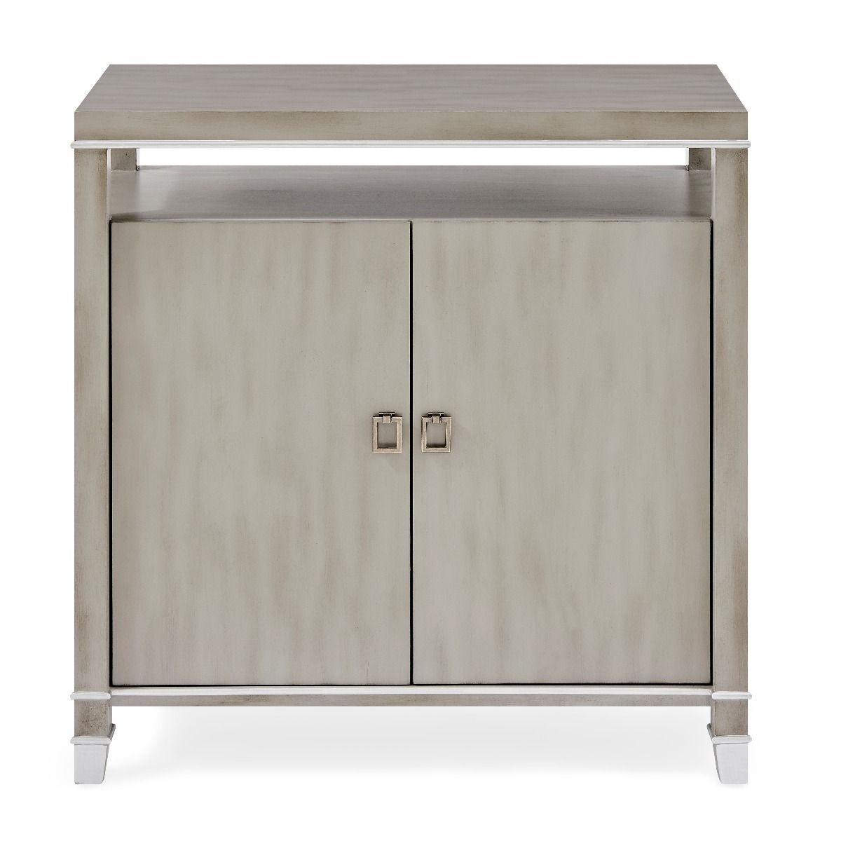 The Carter 2 Drawer Sideboard silver