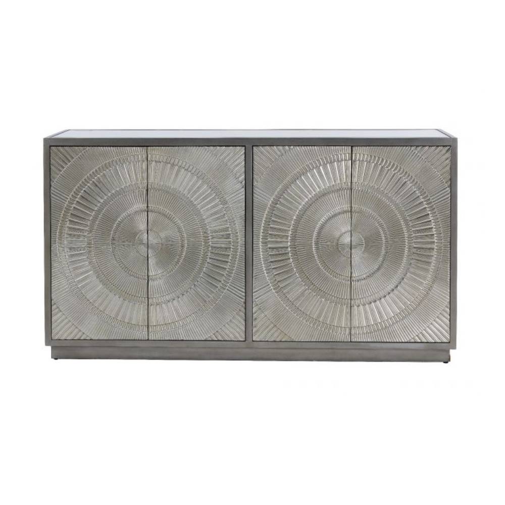 Frenso 4 Door Sideboard Silver