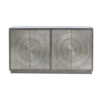 Frenso 4 Door Sideboard Silver