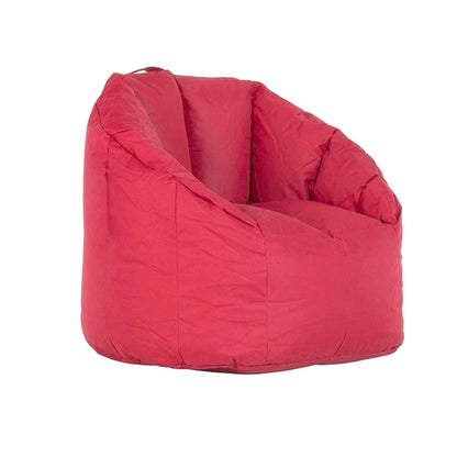 snug milano red beanbag chair