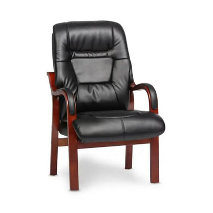orthopedic black armchair