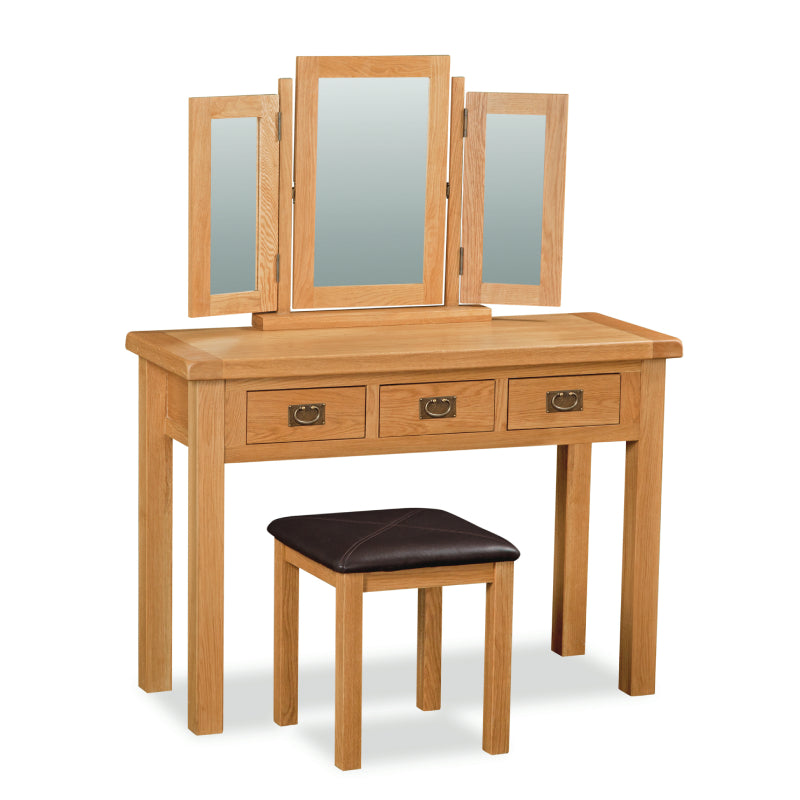 BEDFORD OAK DRESSING TABLE