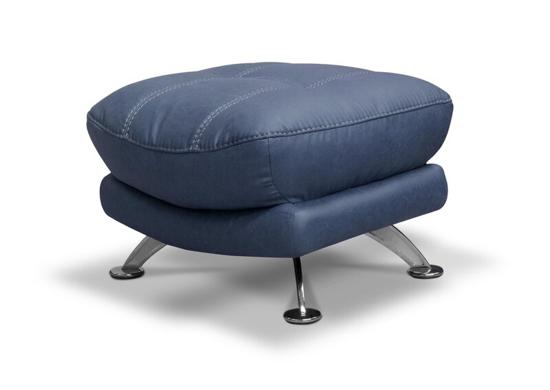 axis denim footstool