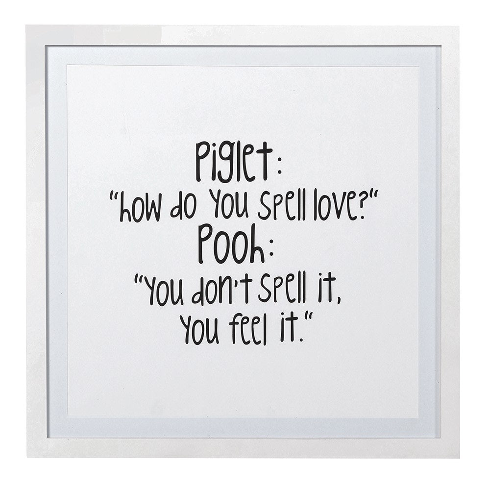 Piglet & Pooh' Framed Picture