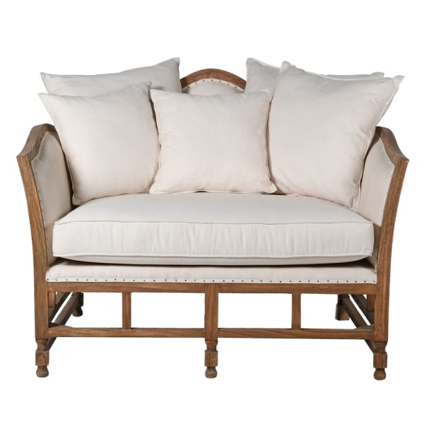 CREAM LOOSE CUSHION SOFA