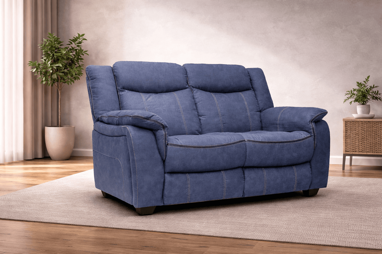 Brooklyn Denim - Fabric 2 Seater