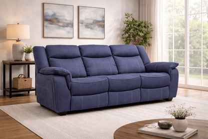 Brooklyn Denim - Fabric 3 Seater
