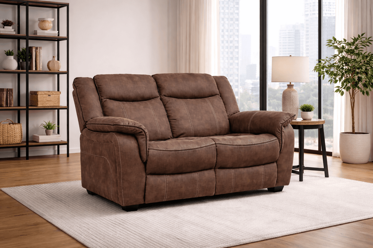 Brooklyn Hazel - Fabric 2 Seater (2)