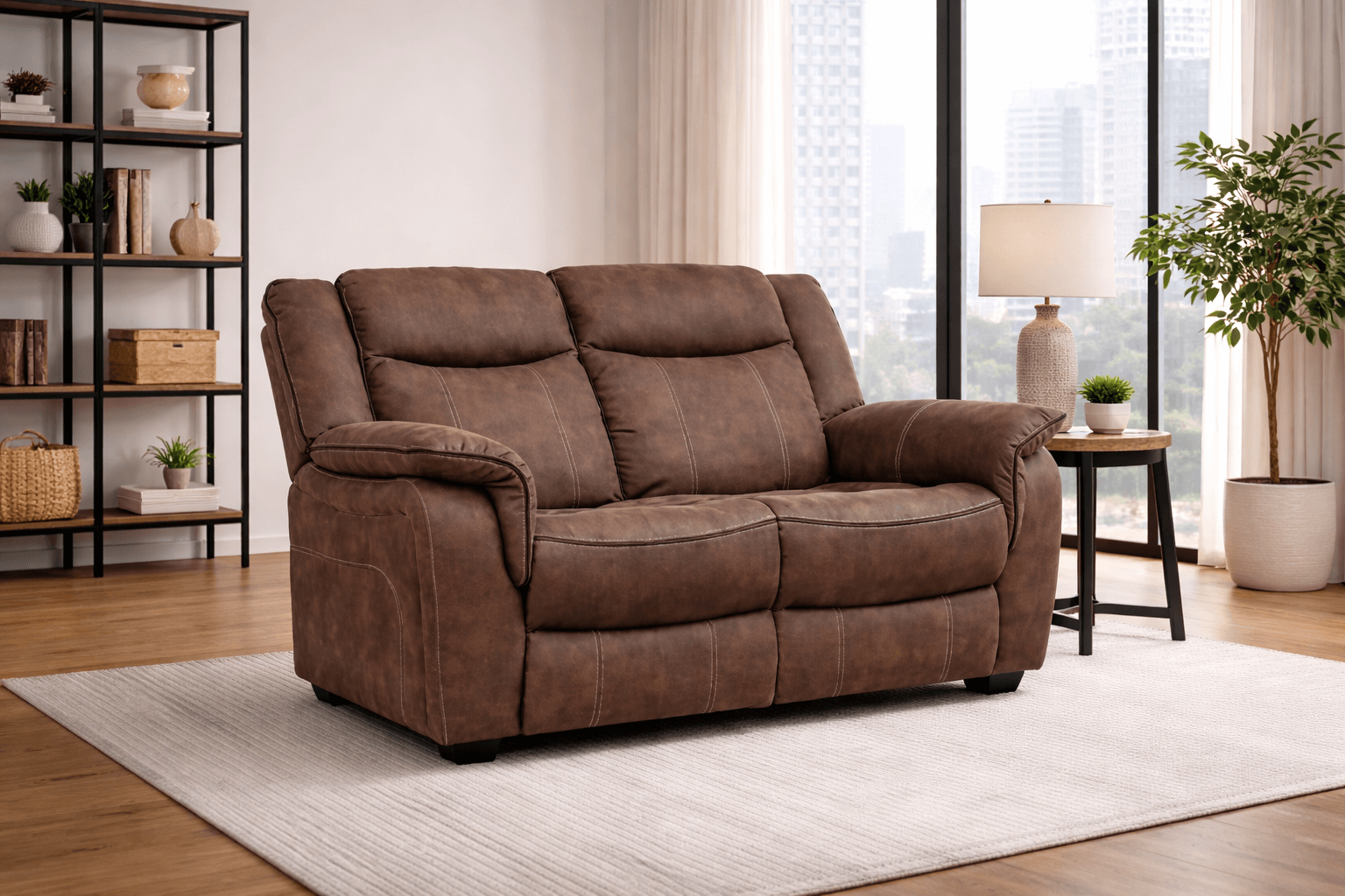 Brooklyn Hazel - Fabric 2 Seater (2)