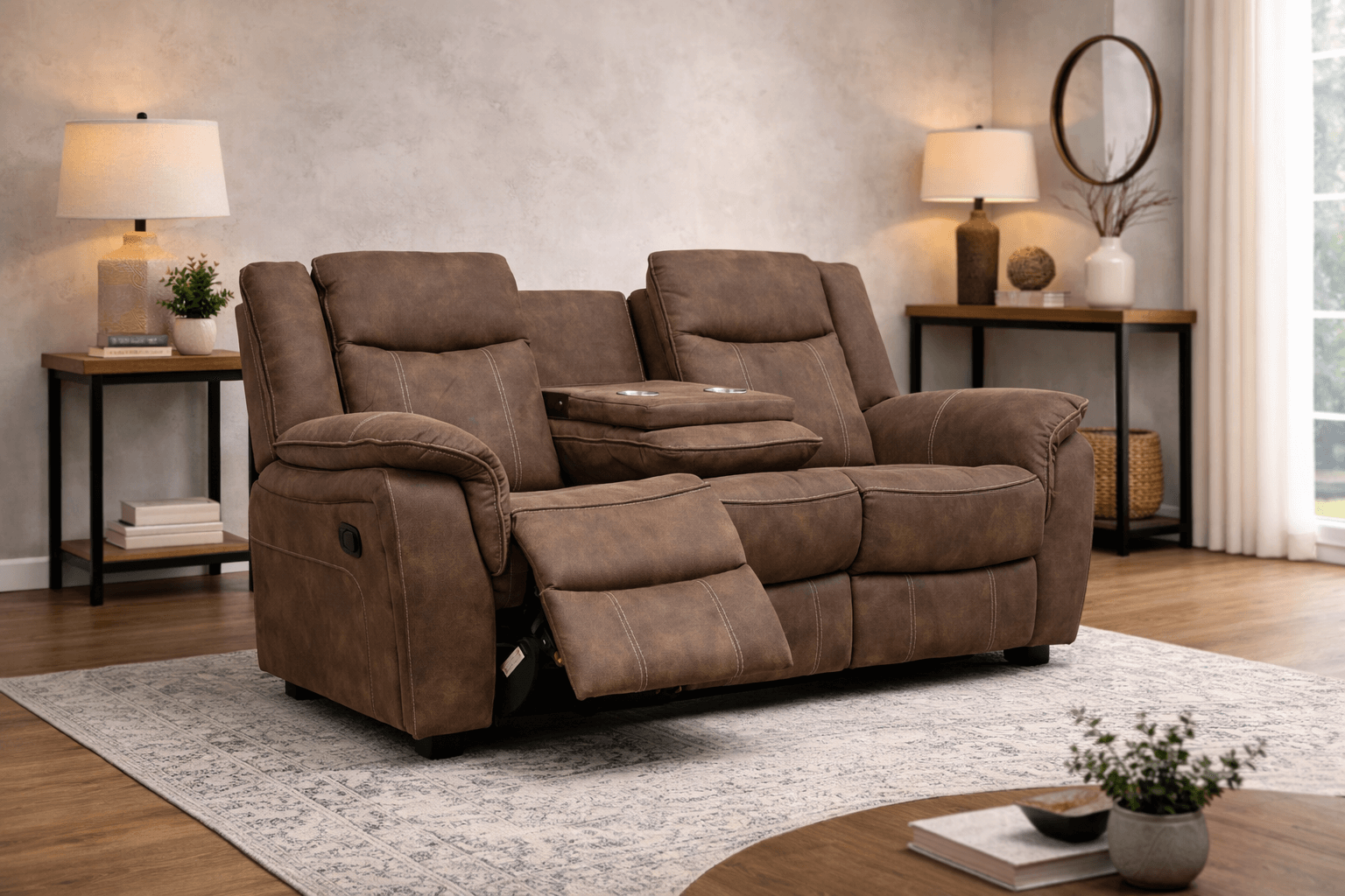 Brooklyn Hazel - Fabric 3RR Drop Down Table