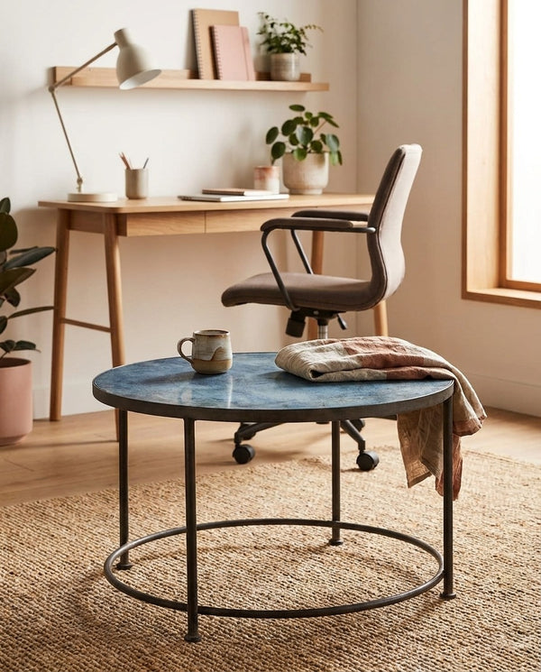 Patterend Glass Coffee Table